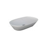 Vasque à poser variant blanc oval 55cm