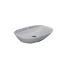 Vasque à poser pré persser variant blanc oval 60cm