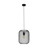 Suspension en acier noir WRINGTON1XE27 60W