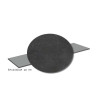 Tablette design 2500x500x18 beton brosse