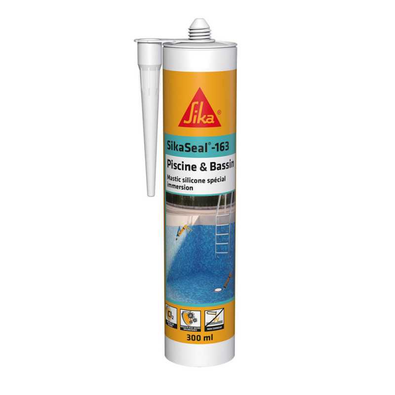 Sikaseal-163 Piscine et bassin blanc C 300ML -  - meilleure qualité