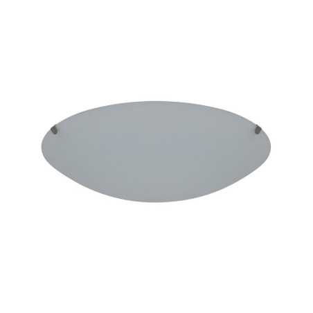 Plafonnier PLUTON E27 diam.25 cm verre blanc
