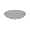 Plafonnier PLUTON E27 diam.25 cm verre blanc
