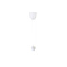 Monture 1 x E27 en plastique July diam. 9.5 cm blanc