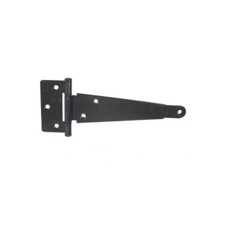 Penture anglaise axe composite en acier L.150 mm noir mat