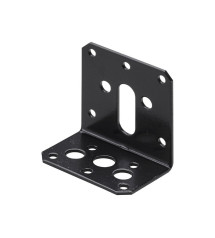 Equerre noirl.38 mm x P.58 cm