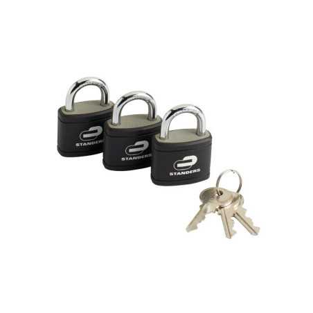 Lot de 3 cadenas à cléfonte l.35 mm