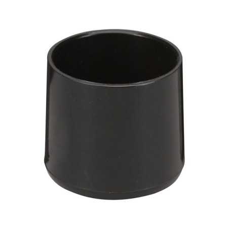 Lot de 4 embouts enveloppant plastique noir 30mm
