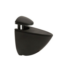 Lot de 2 clips chrome pour table en bois 3-22MM NOIR