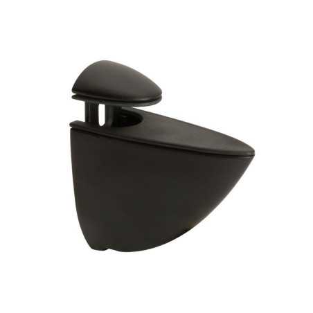 Lot de 2 clips chrome pour table en bois 3-22MM NOIR