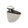Lot de 2 clips chrome pour table en verre3-6MM