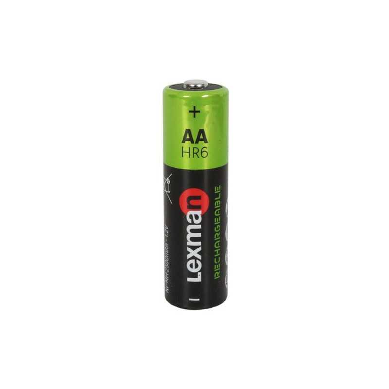 Lot de 4 piles rechargeables hr6 LEXMAN