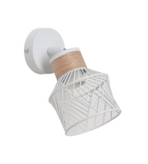 Spot métal blanc E27 INSPIRE KANEL