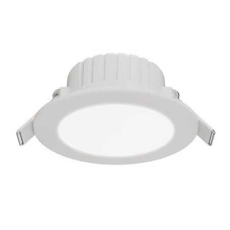 Kit 1 spot encastrable led Flat diam. 8.5 cm rond blanc