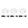 Spots encastrable led BAMA rond 4000K GU10 blanc classe A lot de 3 Inspire