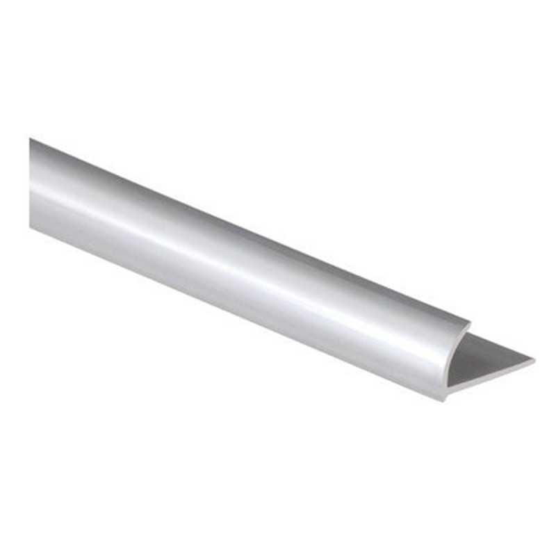 Profil PVC 1/4 rond argenté 10MM - STANDERS - meilleure qualité