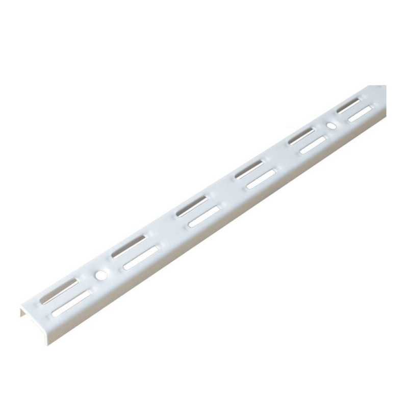 Crémaillère double blanc E50 250cm
