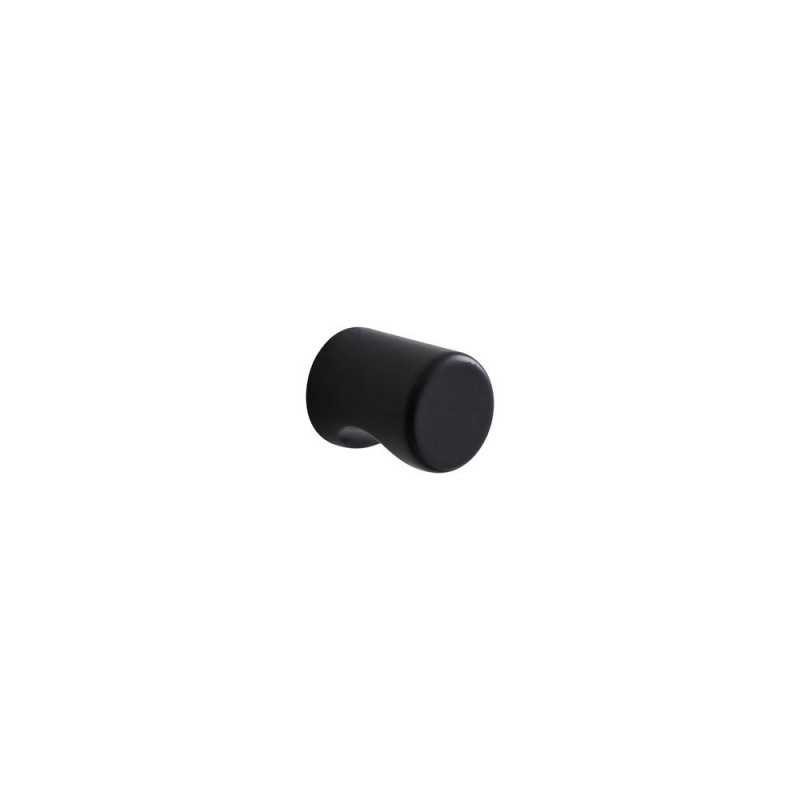 Bouton de meuble Omna noir uni mat