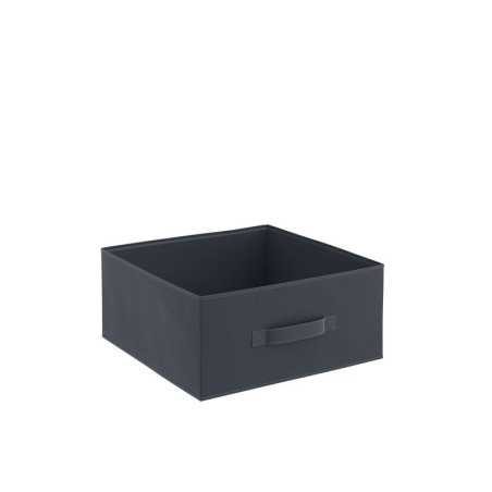 Panier de rangement noir H.14 x l.31 x P.31 cm -  - meilleure qualité