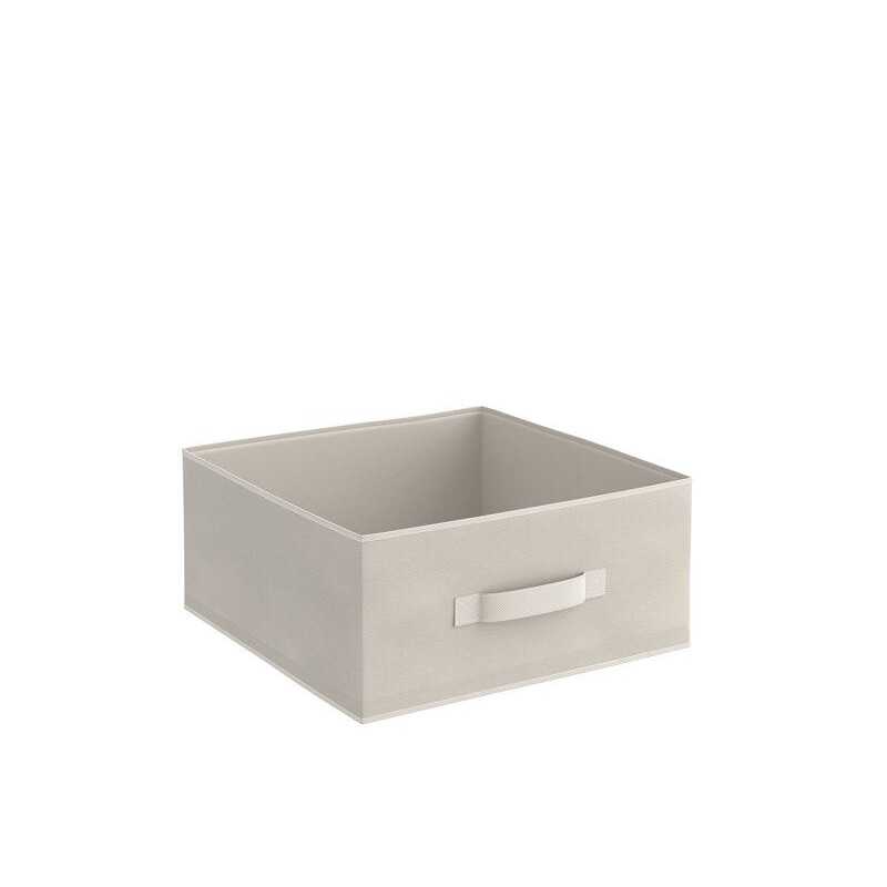 Panier de rangement beige H.14 x l.31 x P.31 cm -  - meilleure qualité