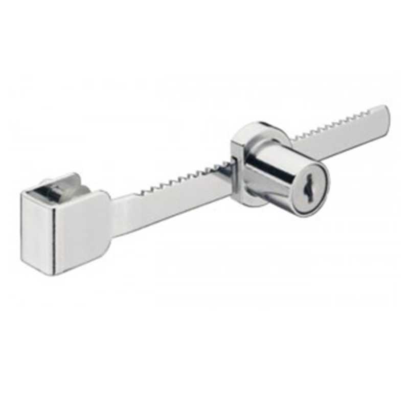 Verrou de porte en verre coulissante