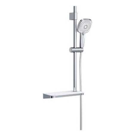 Colonne de douche 3S avec étagère acrylique L.72cm chromé