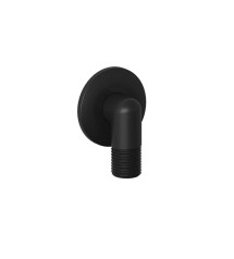 Alimentation murale avec raccord à  brider 1/2" PVD - Noir - NRS