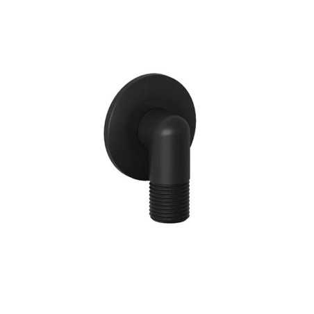 Alimentation murale avec raccord à brider 1-2 noir PVD