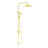 Système de douche double L .960 mm doré PVD