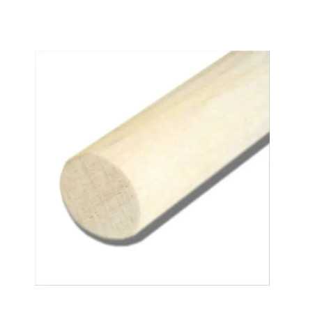 Baton rond exotique blanc 2400X14mm