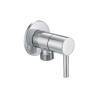 Vanne angle en laiton chrome -  - meilleure qualité