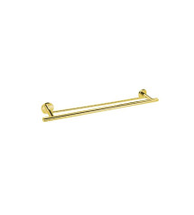 Porte-serviette double calibre doré PVD -  - meilleure qualité