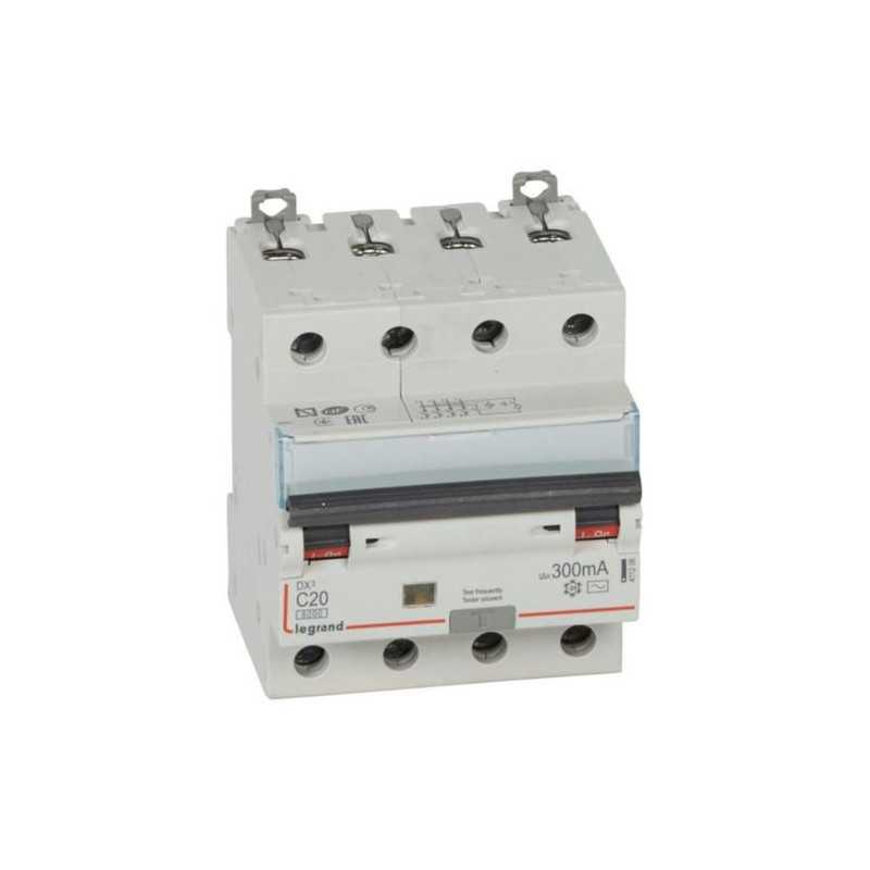 Disjoncteur différentiel DX 6000-10kA 4P C 20A 300mA Type AC