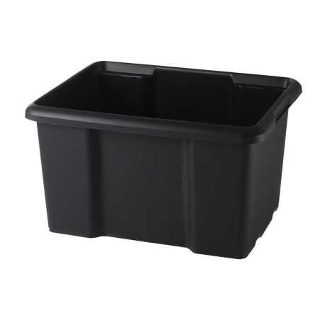 Bac plastique empilable 45L noir