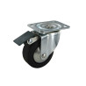Roulette pivotante à platine Diam.65 Mm