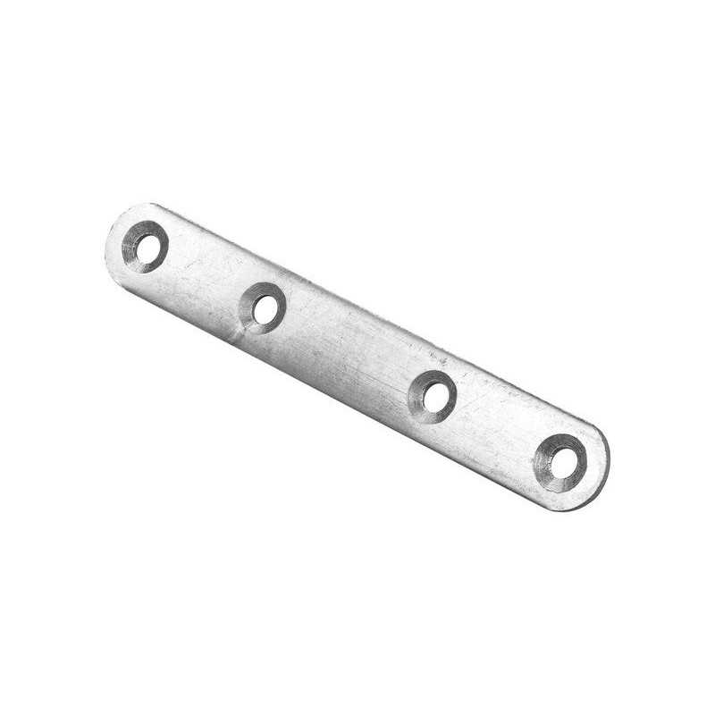 Lot de 12 pattes dassemblage acier zingue HETTICH L. 100 mm