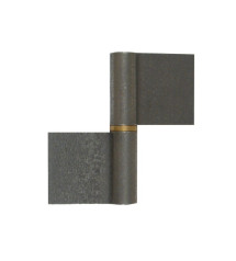 Paumelle de grille acier brut H.100 X L.90 X P.16 Mm
