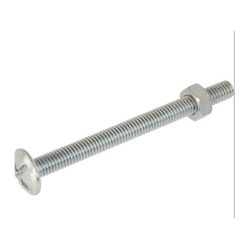 Boulon acier tete ronde phillips SUKI 6 x L.100 mm