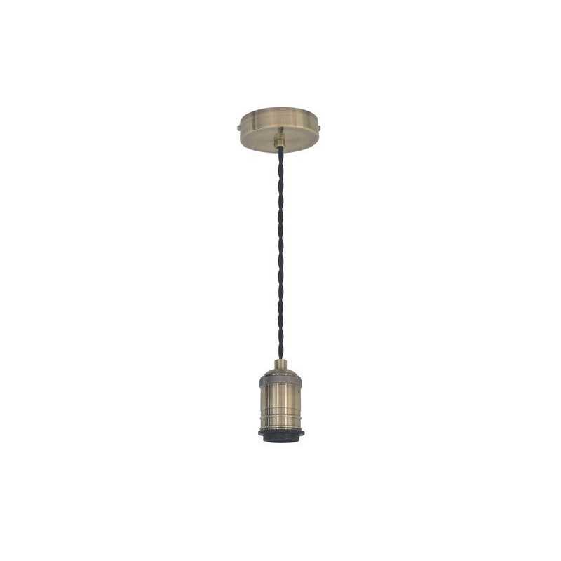 Suspension E27 moderne Ione métal laiton patiné 1 X 60 W INSPIRE