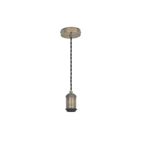 Suspension E27 moderne Ione métal laiton patiné 1 X 60 W INSPIRE