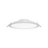 Kit 1 spot encastrable led Flat diam. 22.5 cm 4000K rond blanc