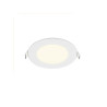 Spot encastrable led intégrée EXTRAFLAT IP44 rond Diam. 12 cm INSPIRE blanc