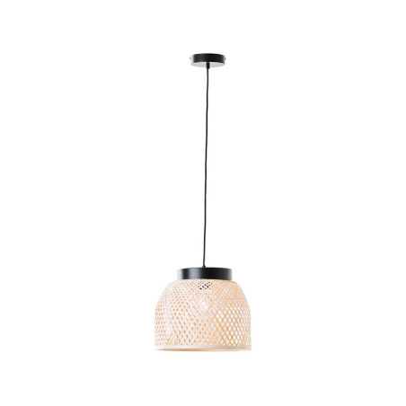 Suspension bambou INSPIRE Ninon diam.35 cm noir