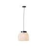 Suspension bambou INSPIRE Ninon diam.35 cm noir