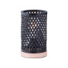 Lampe bambou INSPIRE Ninon H.23cm noir