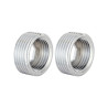 Lot de 2 raccords butée mâle - femelle 15 x 21-20 x 27 mm