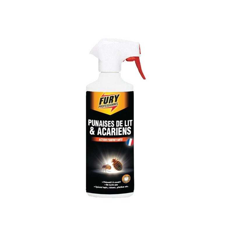 Insecticide pour punaises de lit et acariens FURY 0
