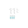 Support clipsable INSPIRE transparent pour store enrouleur -  - meilleure qualité