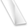 Cornière en PVC inégale 15x25mm blanc 1M