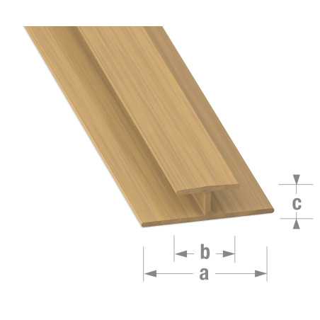 Raccord pour PVC chêne épaisseur35MM 1M